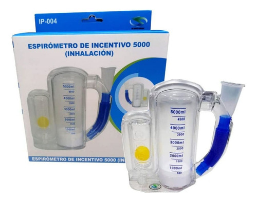 Espirometro De Incentivo 5000 Adulto Ejercitador Pulmonar