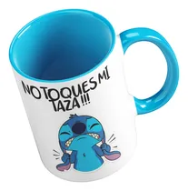 Comprar Taza Mug 11oz Stitch No Toques Mi Taza Celeste