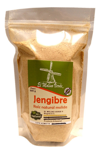 Jengibre En Polvo Natural 500g