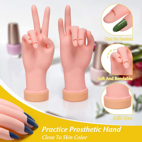 Paquete De 2 Herramientas Manuales Para Practicar Uñas