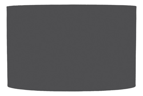 Cupula Abajur Basic Grande Tecido Preto Ex2451pt (d)49cm