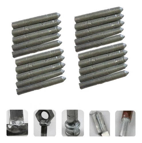 20 Varillas De Soldadura Por Fusión De Aluminio Fáciles A Ba
