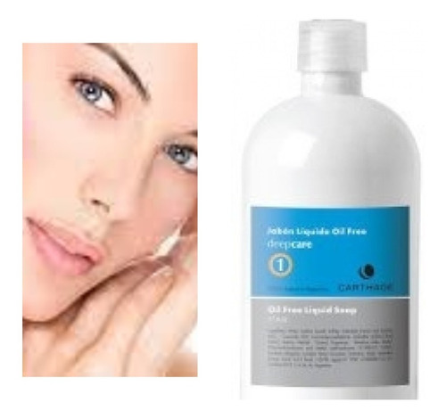 Jabon Liquido Oil Free Deep Care 500g Carthage Acne Grasitud