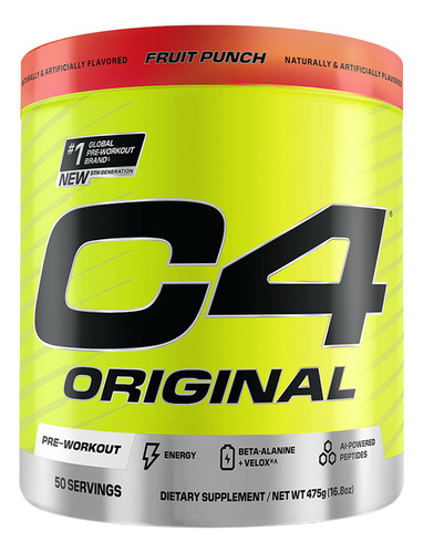 Cellucor C4 Original New 50 Serv! Pre Entreno Importado Usa Fruit Punch