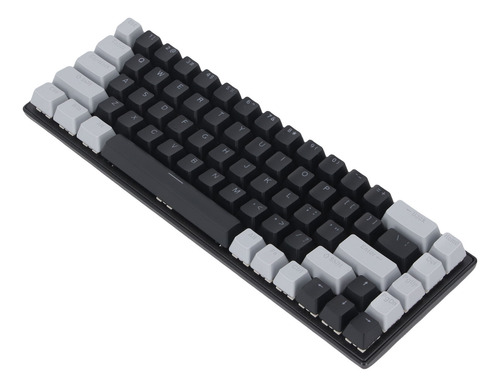 Teclado Mecánico Cableado 60% Rgb Azul 68 Teclas Gaming Para