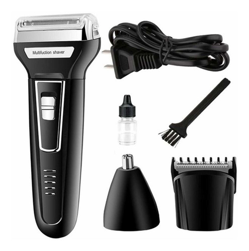 Aparador De Pelos Barba Nariz Orelha Shaver 3 Em 1 Kemei