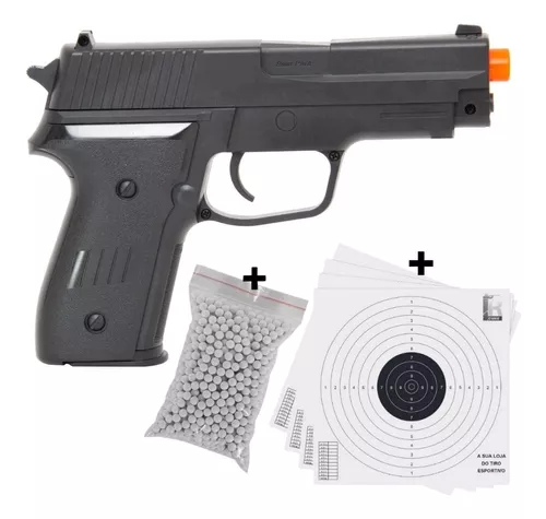 Pistola Airsoft Spring Vigor 24/7 V310 Mola 6mm - LFAS - Airsoft