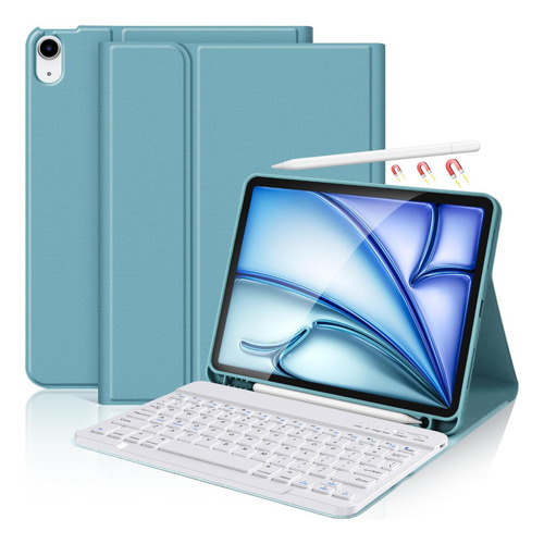 Kbcase Para iPad Air 11 Pulgadas (mcase Con Teclado, Estuche