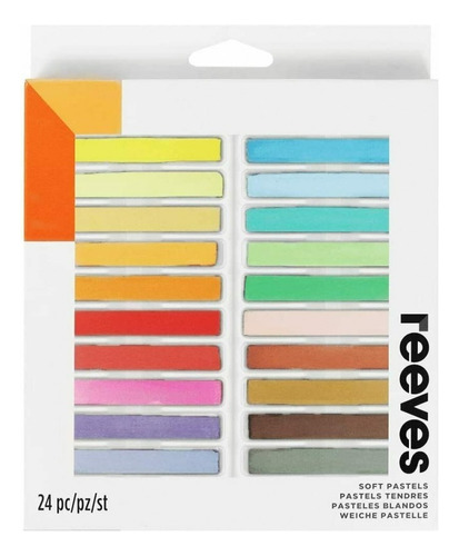 Tiza Pastel  Reeves X 24 Colores 