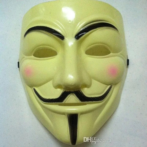 Película Cosplay V For Vendetta Hacker Mask Anonymous Guy