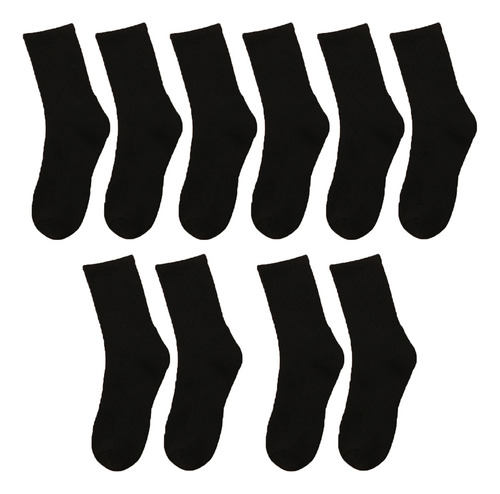 5 Pares De Calcetines Deportivos Largos De Algodón Transpira