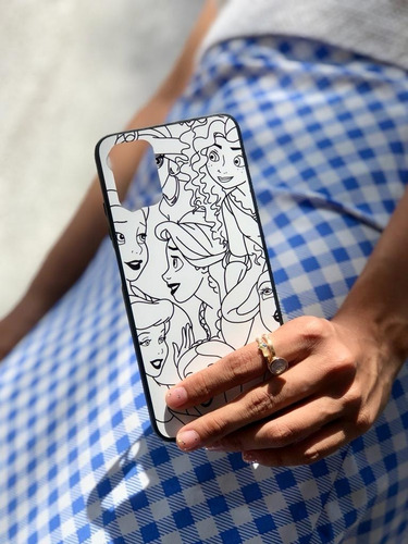 Funda/ Case/ Protector Para Celular - Princesas Disney