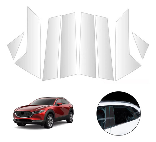 Kit Protector Ppf Postes Puertas Para Mazda Cx-30 2024 2025