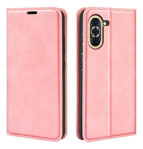 Funda Case Para Huawei Nova 10  Flip Cover Rosa Antishock