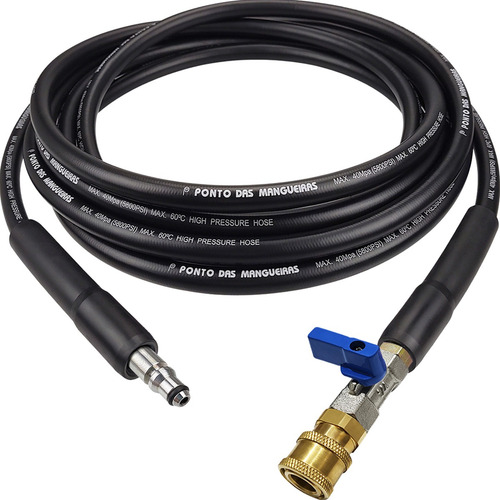 Snow 2gf Bico Engate Rápido 10mts Mangueira Philco Pla2500 Cor Preto