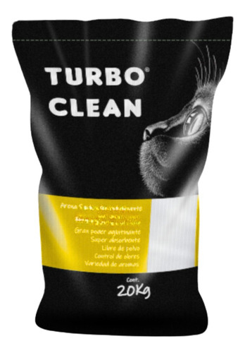 Arena Sanitaria Turbo Clean Aglutinante Aromas 20kg