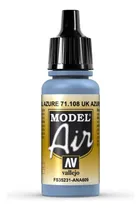 Comprar Vallejo Color Azul Azure Model Air 71108 Modelismo Acrilico