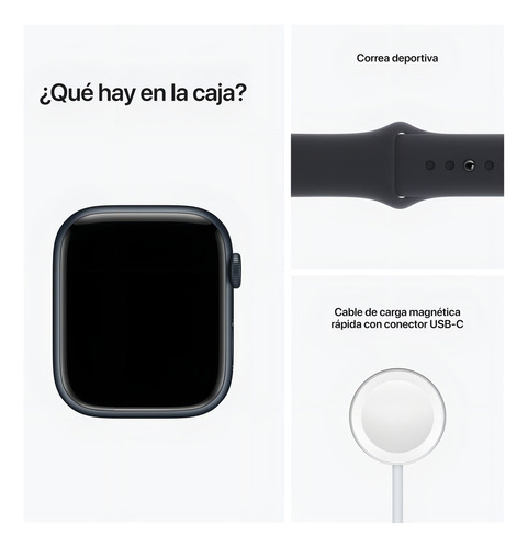 Apple Watch Series 7 (GPS, 45mm) - Caixa de alumínio - Bom (Recondicionado)