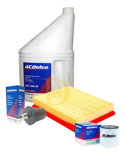 Kit Filtros + Aceite 15w40 Cosa Classic  Agile   