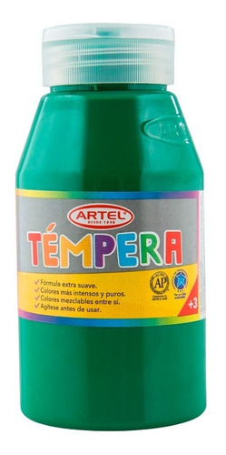 Frasco Tempera Artel 250ml - Todos Los Colores