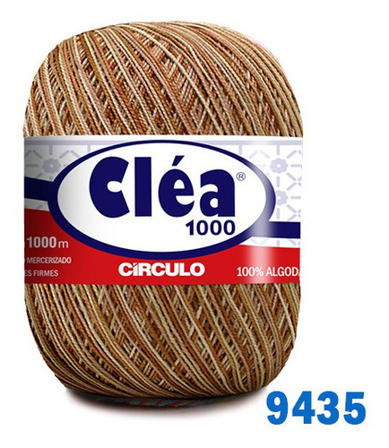 Linha Cléa 1000m Círculo Crochê Cor 9435 - Deserto