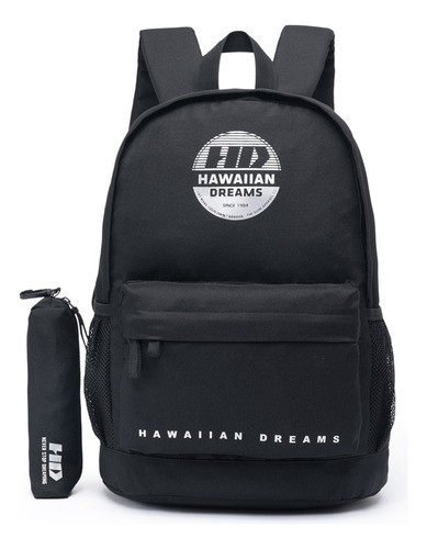 Mochila Casual Espaçosa C/ Estojo Resistente Escolar