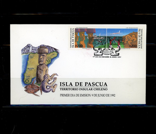 Sellos Postales De Chile. Isla De Pascua, Territ. Insular.