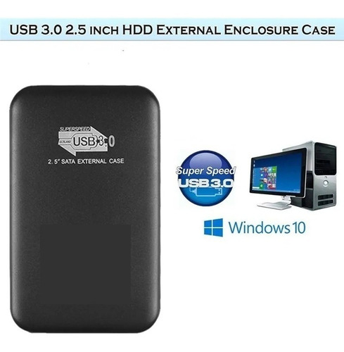 Case Externo Disco Duro Sata 2.5 Pulgadas Usb 3.0 Pc Laptop
