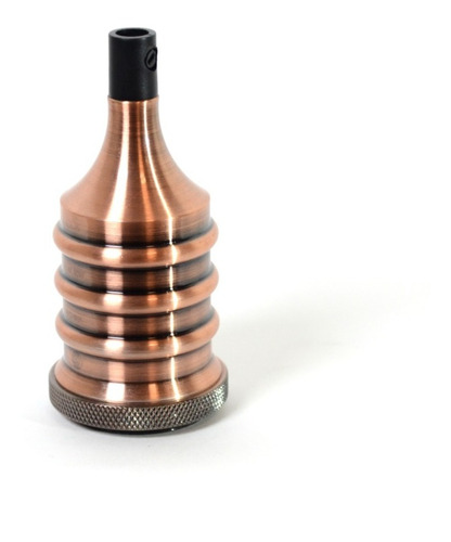 Imagen 3 de 7 de 4 Portalamparas Vintage Metalico Retro Bronce Elección En Stock!