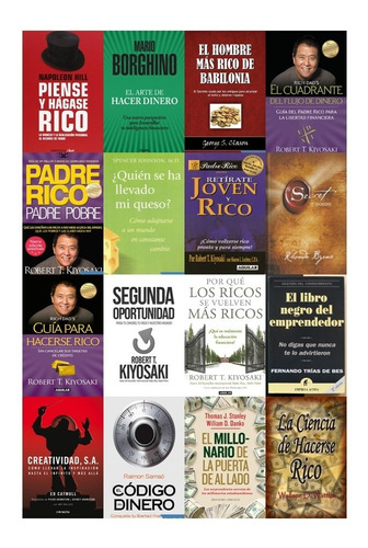 Pack De Libros De Educacion Financiera Y Emprendedores