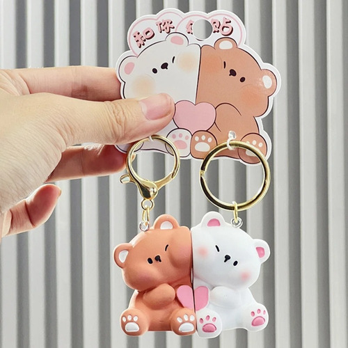 Llavero Con Forma De Gato, Creativo, Para Pareja, Mini, Para