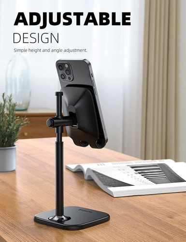 Soporte Para Telefono Celular De Escritorio - Negro Lamic...