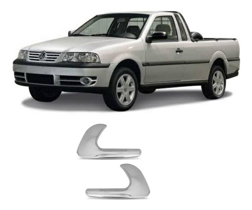Par Maçaneta Interna Cromada Parati 1996 A 00 01 02 03 2005