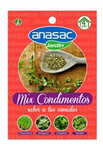 Anasac Semilla Mix Condimentos 2grs