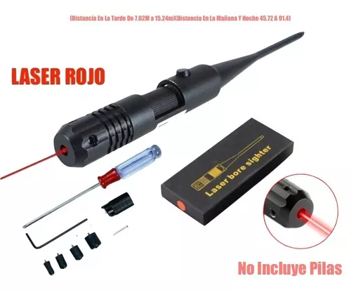Colimador Laser Universal Rojo Calibre .22 a .50 Con 5 Adaptadores –  XtremeChiwas