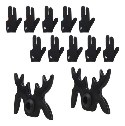 10pcs Pool / Snooker Guantes De Billar