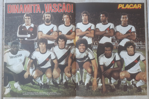 Revista Placar Pôsteres Vasco Cruzeiro E + 3 (Usado)