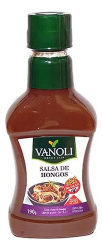 Sin Tacc / Salsa De Hongos - Vanoli 190 Grs