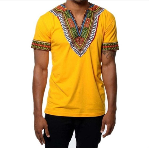 Ropa De Moda Africana Para Hombre Camiseta Ropa De África