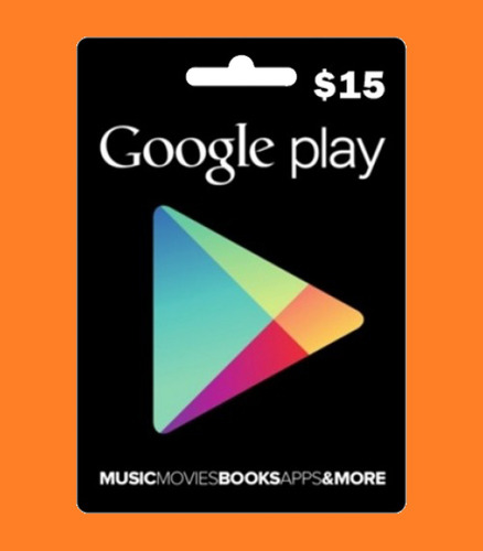 Google Play $15 Usd - Voucher Con Codigo