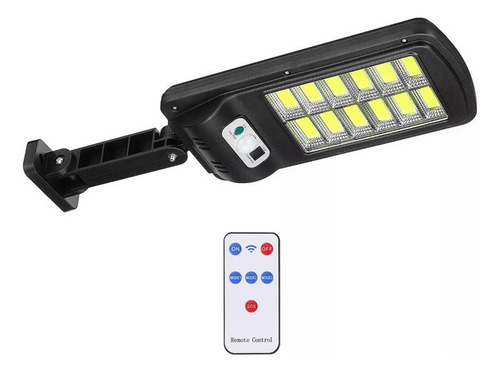 Luz Solar Con Sensor Doméstico 12 Celdas Control Remoto