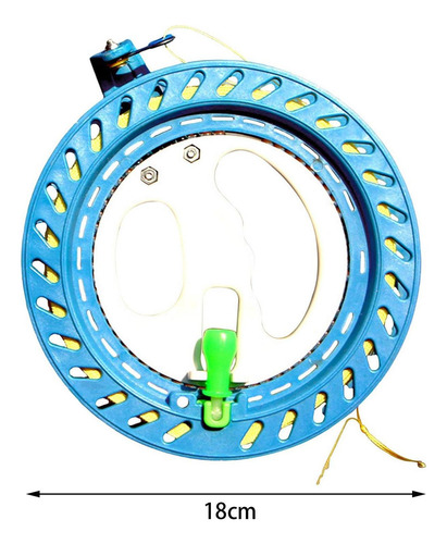 Rueda De Agarre De Carrete De Bobinado Enrollador 18cm 200m