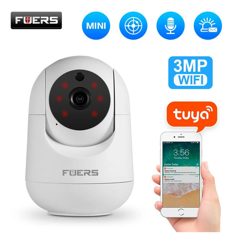 Camara Seguridad Wifi Fuers - App Tuya Smart + Memoria 32gb
