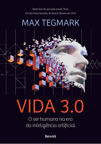 Vida 3.0: O ser humano na era da inteligência artificial, de Tegmark, Max. Editora Saraiva Educação S. A., capa mole em português, 2020