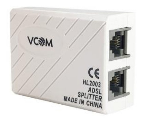 Filtro Adsl/ Splitter Para Telefono Y Modem Hl 2003 Adsl