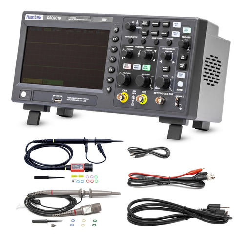 Osciloscópio digital de alta profundidade de 100mhz 2ch 1gsa/s 8m