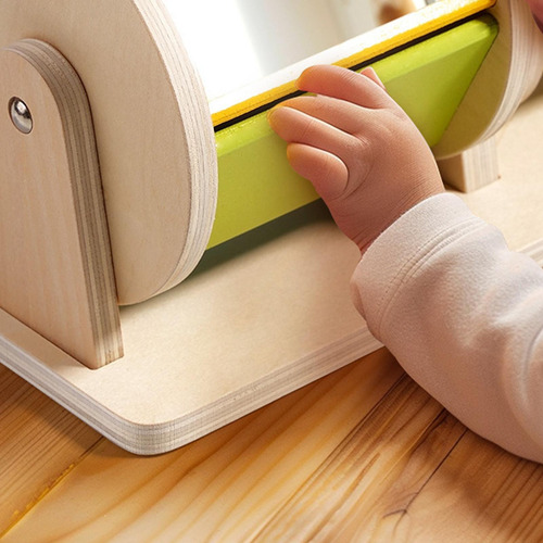 Tambor Giratório Montessori Brinquedo Sensorial Diferencie