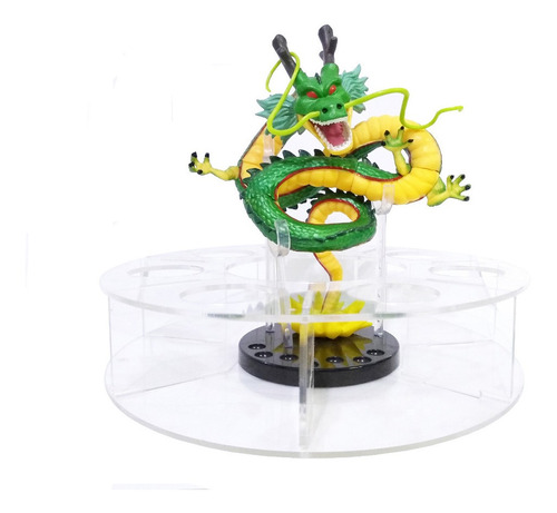 Figura De Shenlong + Base Acrílico Para Esferas De  4.4cm