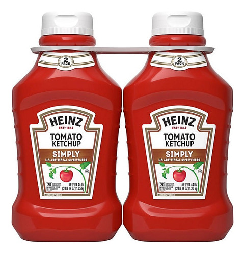 Heinz Simply Salsa De Tomate 44 Oz., Paquete De 2.