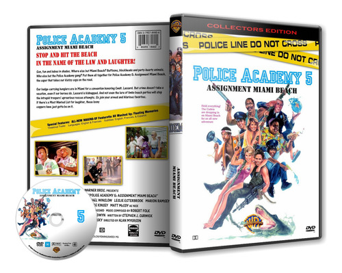 Locademia De Policia - Saga Dvd Latino/ingles Subt Esp